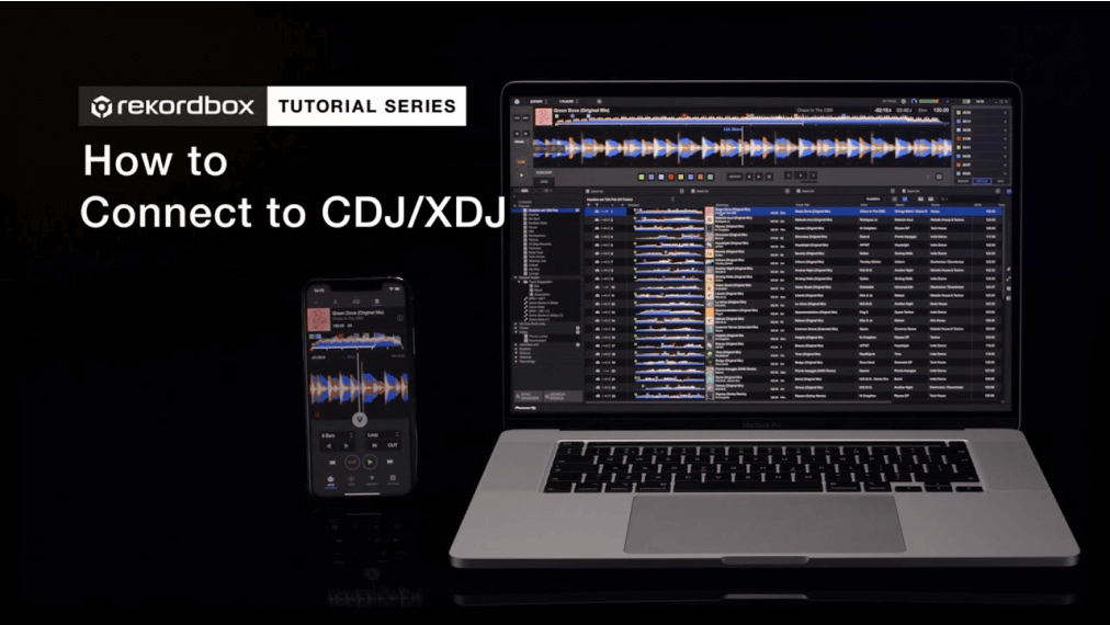 手机连接 CDJ/XDJ 教程画面